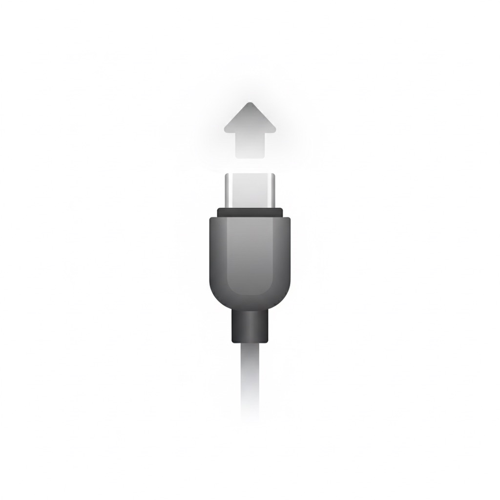 An icon representing a high-quality USB-C Power Delivery (PD) cable, which is necessary for achieving the fastest charging speeds.