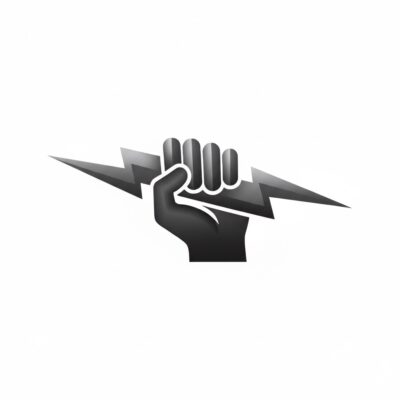 An icon illustrating that the electrical output of the generator is directly determined by the user's own physical cranking effort.